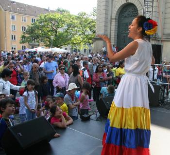 Plaza Cultural Iberoamerica rund um die Basilika St. Clemens (Foto: Annedore Beelte-Altwig)